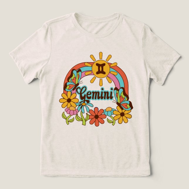 T-shirt En Tri-matière Gemini astrologie signe de naissance zodiac papill (Design Recto)