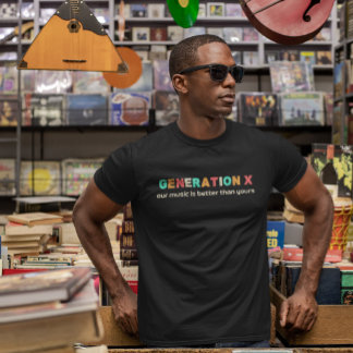 T-shirt En Tri-matière Génération X : Notre musique est meilleure