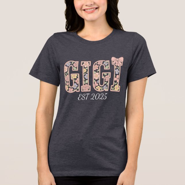T-shirt En Tri-matière Gigi Est 2025 Floral Gigi (Recto)