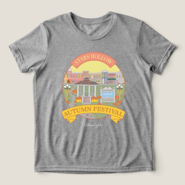 T-shirt En Tri-matière Gilmore Girls | Stars Hollow Festival d'automne (Design Recto)