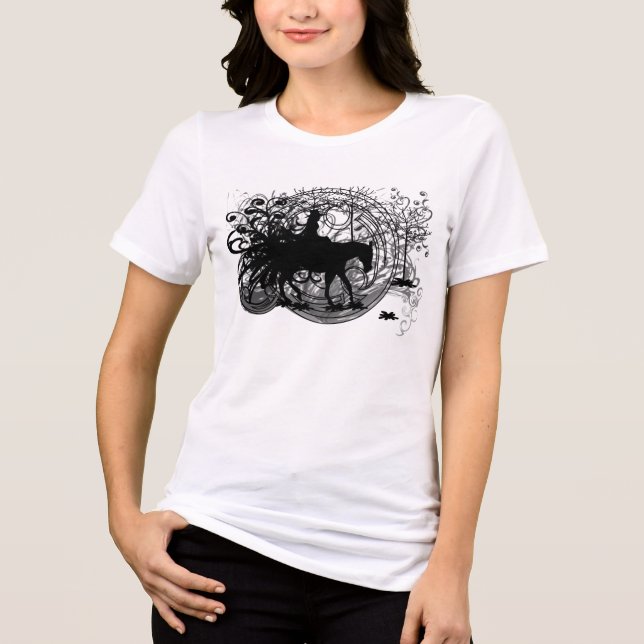 T-shirt En Tri-matière Gilr de vache grungé - (Recto)