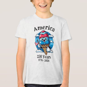 T-shirt En Tri-matière Glace Patriotique 250 Ans