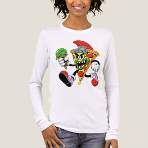 T-shirt En Tri-matière Gladiator Pizza Slice Italien Brainrot femmes
