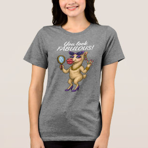 T-shirt En Tri-matière Glam Llama - Fabuleux de la tête au toit