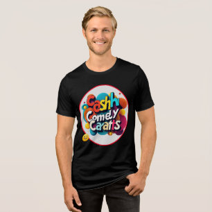 T-shirt En Tri-matière "Glam rit"