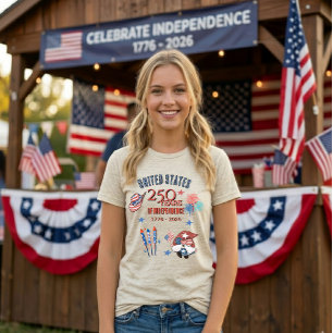 T-shirt En Tri-matière Gnome Patriotique pour le 250e Anniversaire des Ét