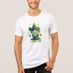 T-shirt En Tri-matière Gnome Saint Patrick's Day