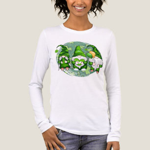 T-shirt En Tri-matière Gnomes de la Saint-Patrick Lutins Shamrock-54989