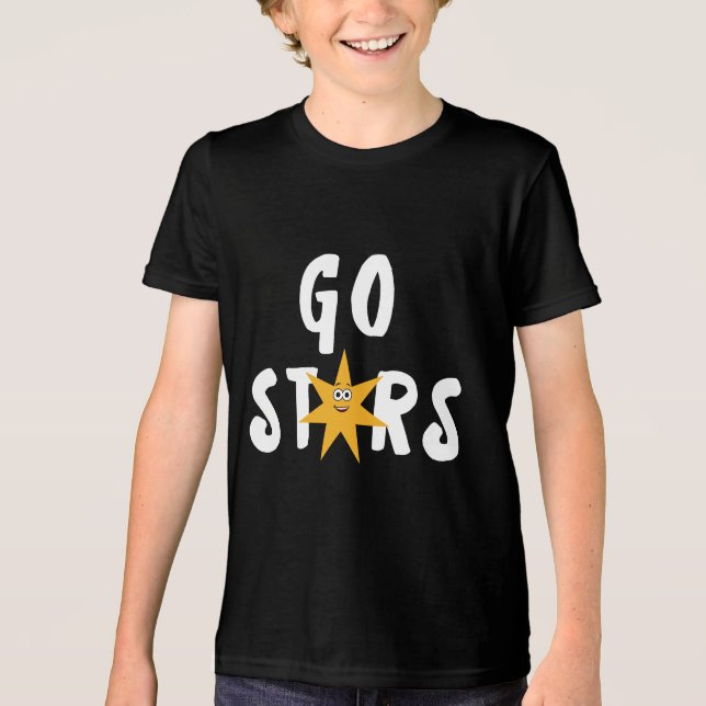 T-shirt En Tri-matière Go Stars - Chemise pour enfants (Recto)