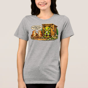 T-shirt En Tri-matière Goblinantics ™ Détour de chien de prairie avec Fus