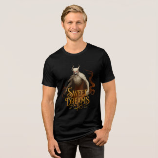 T-shirt En Tri-matière Gold “Sweet Dreams” Demon Horror Artwork