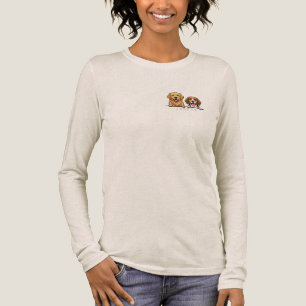 T-shirt En Tri-matière Golden Retriever & Beagle Meilleurs amis pour mama