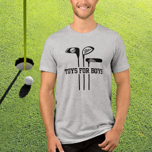 T-shirt En Tri-matière Golf Drôle Jouets de Citation pour Garçons Clubs d