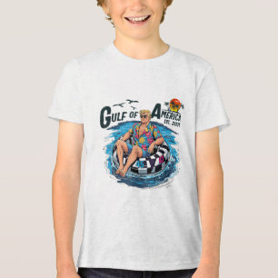 T-shirt En Tri-matière Golfe De Nous Amérique Est 2025 Drôle Trump