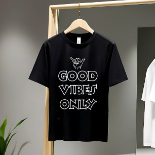 T-shirt En Tri-matière Good Vibes uniquement   Énergie et motivation posi