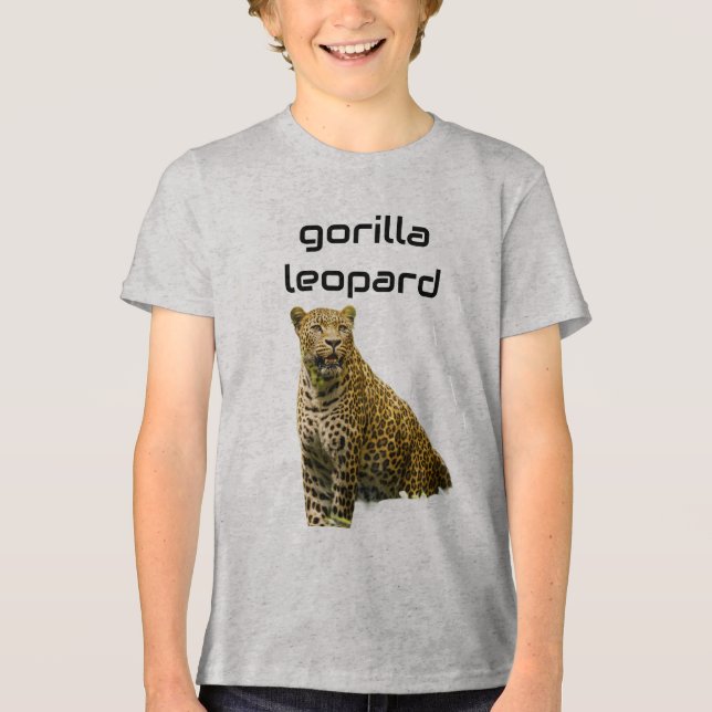T-shirt En Tri-matière Gorilleopard : Le Titan Tacheté (Recto)