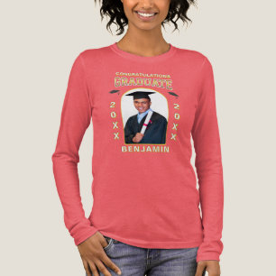 T-shirt En Tri-matière Graduate Photo Graduation Félicitations sur mesure