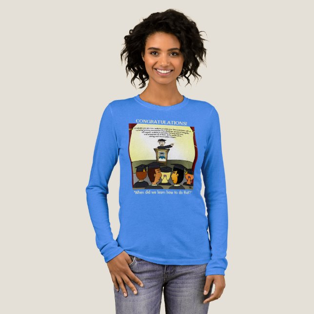 T-shirt En Tri-matière Graduates Blue (Recto complet)