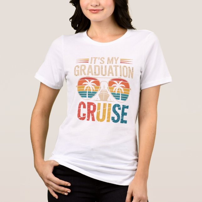 T-shirt En Tri-matière Graduation Cruise tee shirt Customize (Recto)