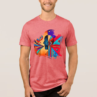 T-shirt En Tri-matière Graffiti Burst - Urbain Abstrait Street Art Tee