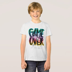 T-shirt En Tri-matière Graffiti manette de jeu game over joueur