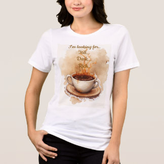 T-shirt En Tri-matière Grand café sombre et riche