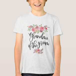 T-shirt En Tri-matière Grand-Mère Du Mariage Groom Fête De Mariée _1