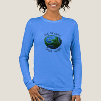 T-SHIRT  EN TRI-MATIÈRE GRANDS RÊVES, PETITES ÉTAPES
