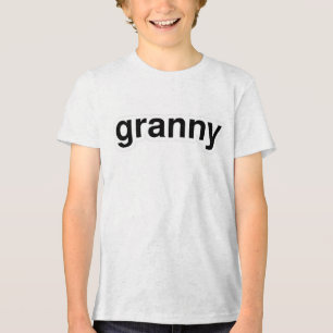 T-shirt En Tri-matière Granny Text Tee - Vibes sucrées et nostalgiques !