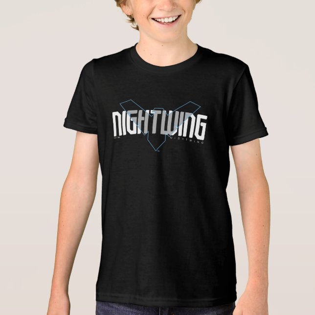 T-shirt En Tri-matière Graphique de nom high-tech Nightwing (Recto)