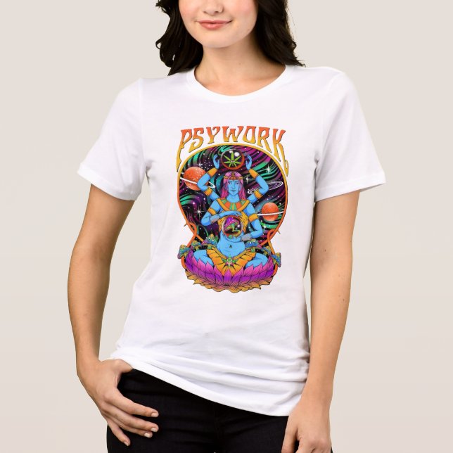 T-shirt En Tri-matière graphique tee conception déesse pour femmes (Recto)