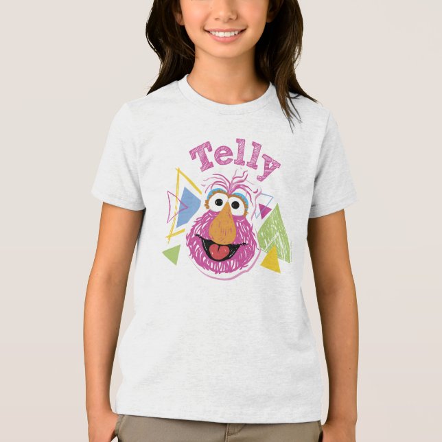 T-shirt En Tri-matière Graphisme amusant de Telly Monster (Recto)
