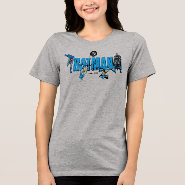 T-shirt En Tri-matière Graphisme Batman Legends Forever (Recto)