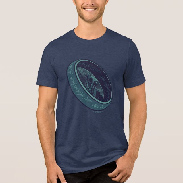 T-shirt En Tri-matière Graphisme de GOLLUM™ avec l'ANNEAU UNIQUE™ (Recto)