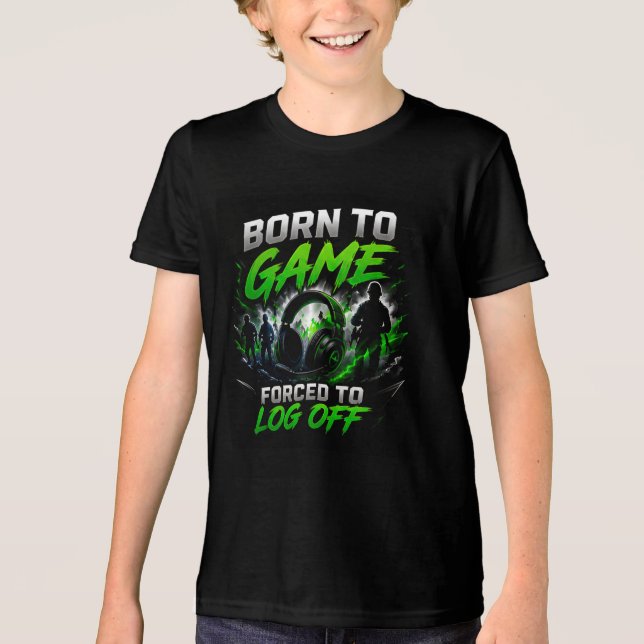 T-shirt En Tri-matière 🕹️ Graphisme de jeu compétitif pour les adolescen (Recto)