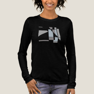 T-shirt En Tri-matière Gray Géométrique MCM d'inspiration Abstrait