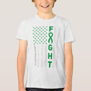 T-shirt En Tri-matière Green Ribbon Warrior & Supporters - Mental Hea