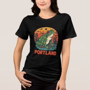 T-shirt En Tri-matière Grenouille de Portland