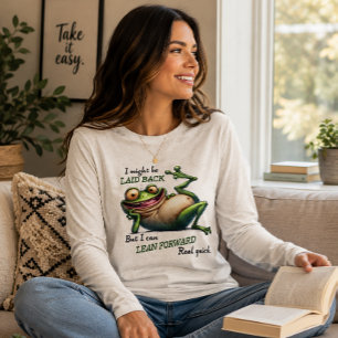 T-shirt En Tri-matière Grenouille drôle et décontractée