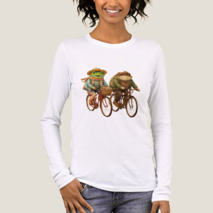 T-shirt En Tri-matière Grenouille et crapaud à vélo 