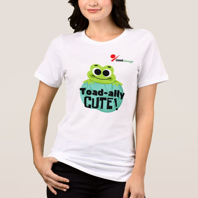 T-shirt En Tri-matière Grenouille Mignonne (Recto)