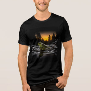 T-shirt En Tri-matière Grenouille twilight