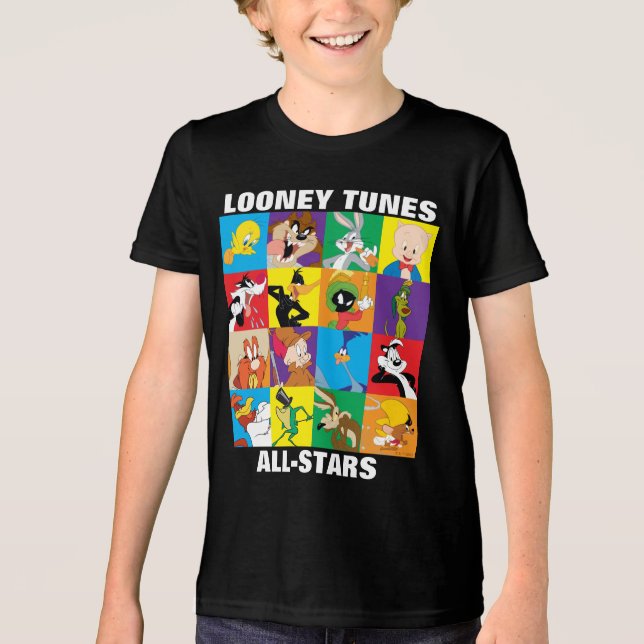 T-shirt En Tri-matière Grille de caractères LOONEY TUNES™ (Recto)