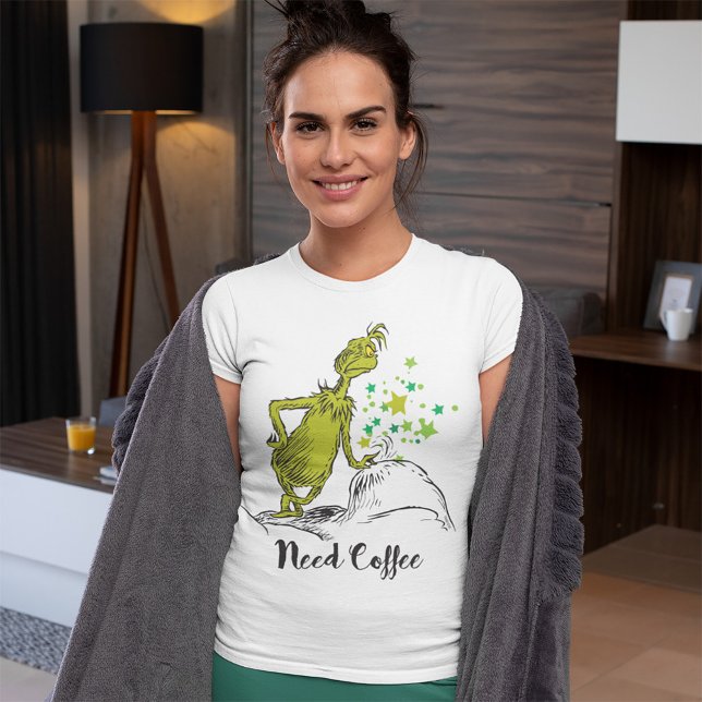 T-shirt En Tri-matière Grille | Drôle besoin café (Créateur téléchargé)