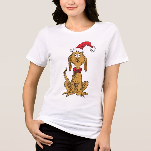 T-shirt En Tri-matière Grinch classique | Max - Santa Hat (Recto)