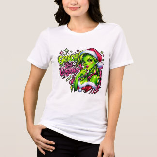 T-shirt En Tri-matière Grinch mais magnifique – T-shirt femme Neon Pop