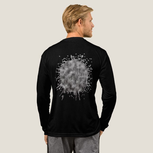 T-shirt En Tri-matière Gris Réverbérant (Verso complet)