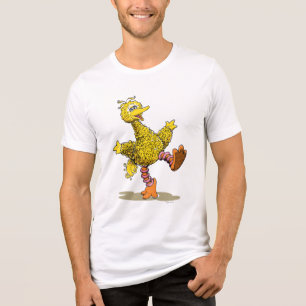 T-shirt En Tri-matière Gros oiseau d'art rétro