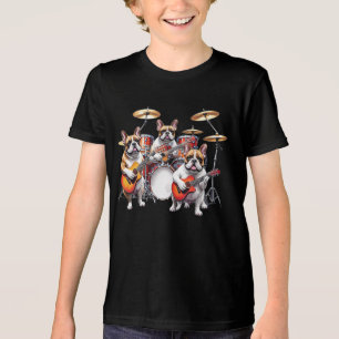 T-shirt En Tri-matière Groupe de musique Bouledogue français Französische