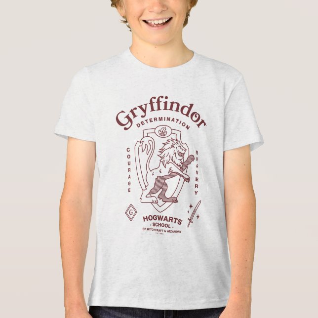 T-shirt En Tri-matière GRYFFINDOR™ Détermination Courage Bravoure Armoiri (Recto)
